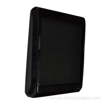 Wireless solar outdoor siren with IP66 waterproofing, 3.7v rechargerable backup battery, anti-tamper